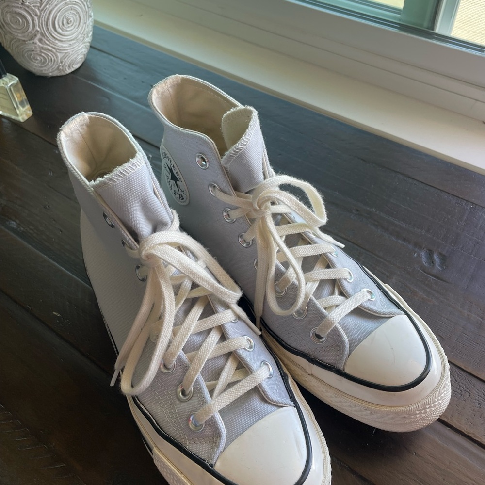 Converse Light Blue High-Tops